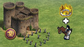 What happens if the Persian Castle is fully garrisoned with Chu Ko Nu's? | AoE II: DE