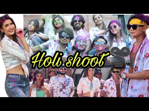 Holi shooting vlog/bina/saroj and friends🤗