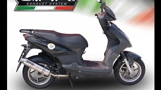 SYM SYMPLY 125 GPR EXHAUST FITTING INSTRUCTIONS    SCARICO GPR INSTALLAZIONE