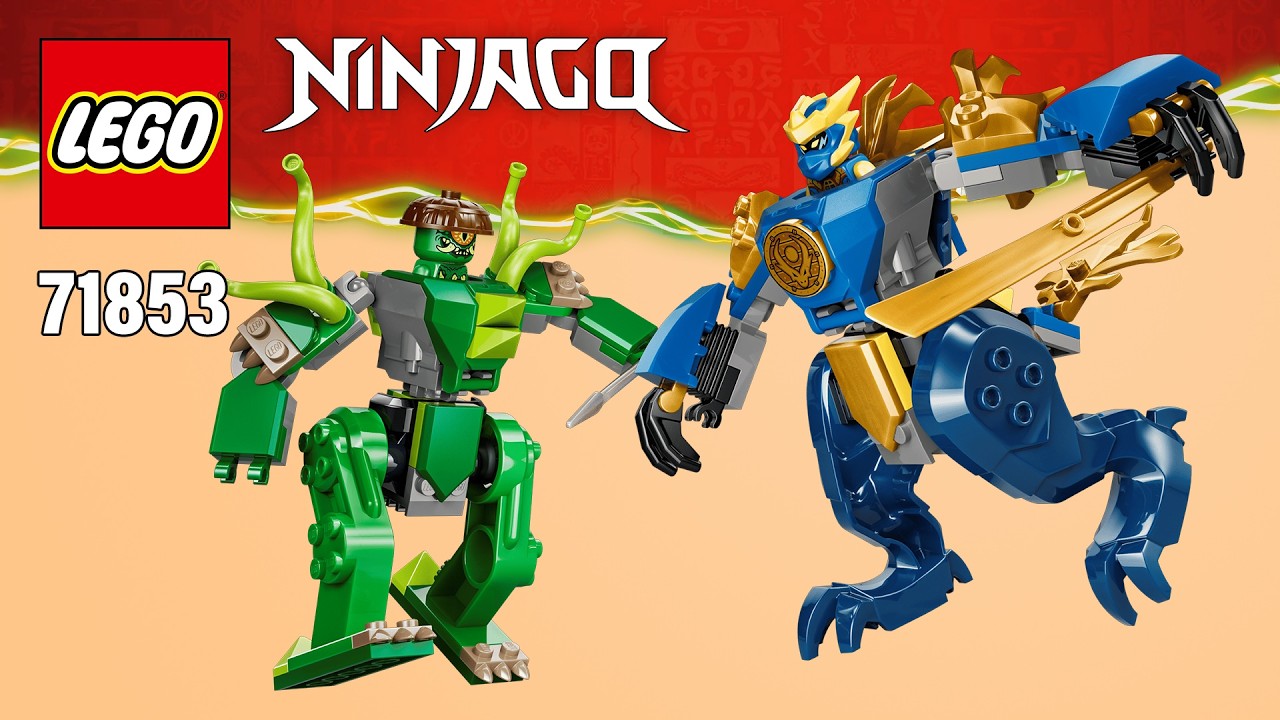 LEGO NINJAGO Jay's Dragon Mech Fight (71853)[107 pcs] Step-by-Step