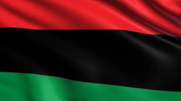 Pan African Flag Animation | 4k | Flags of the World