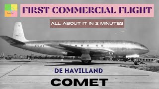 Watch: First Commercial Flight | De Havilland Comet