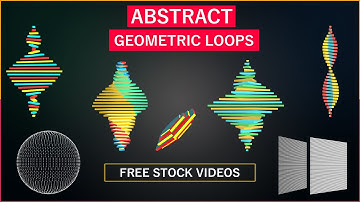 Abstract geometric shapes animation | Royalty Free Stock Videos