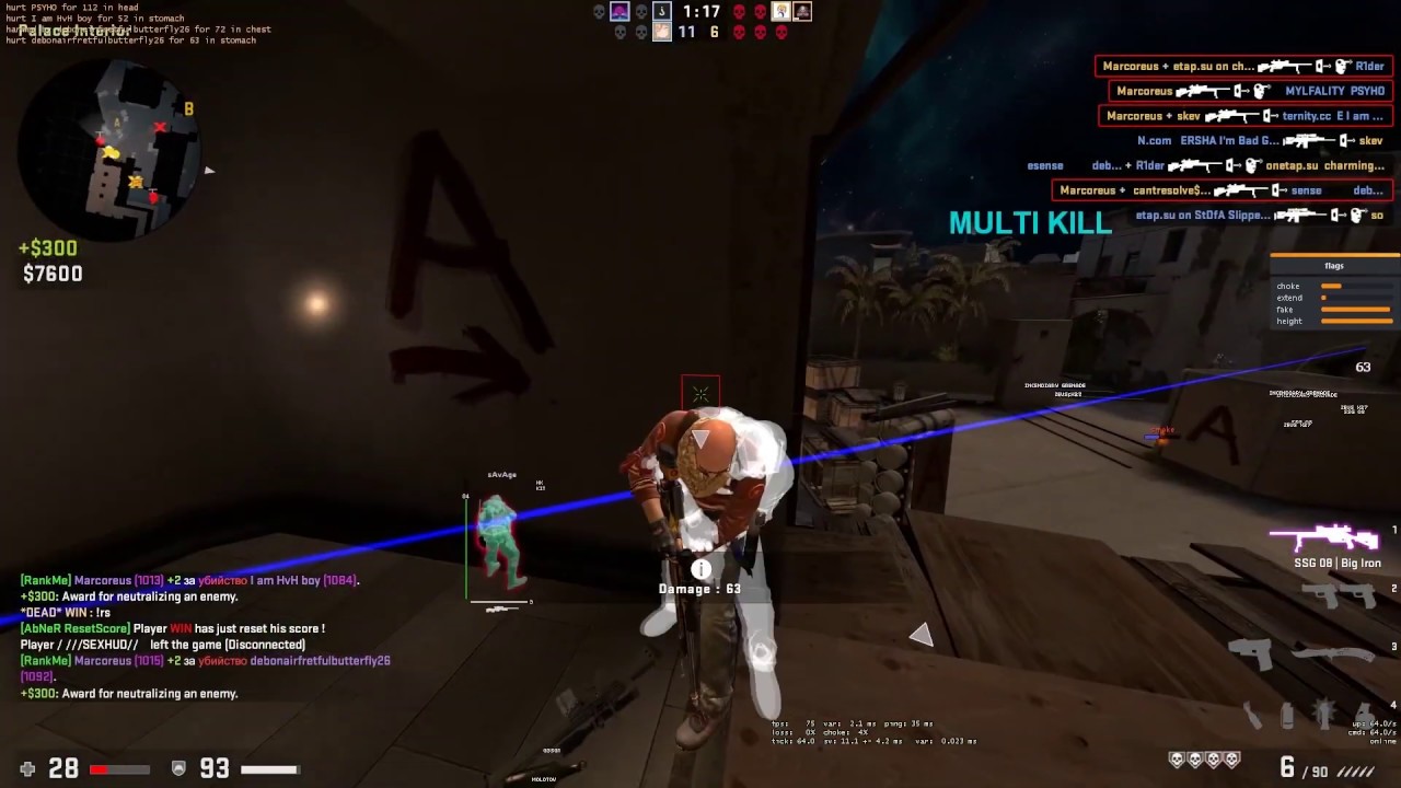 ^_^ hvh day with ONETAP.SU (FREE CFG) ^_^