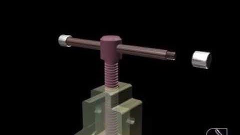 Pipe vice Assembly Drawing #Animation #Assembly drawing