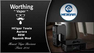 Towis Aurora 80w Squonk Mod by Hcigar