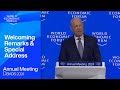 Welcoming remarks and special address  davos 2024  world economic forum