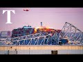 Live baltimore bridge collapse