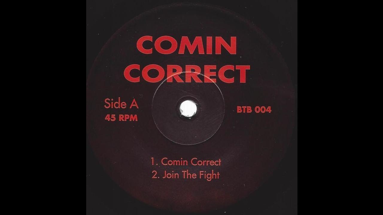 Comin Correct - Comin Correct - '97 Hardcore Punk on Back Ta