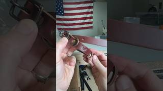 Making a Leather Dog Collar  #leathercraft #asmr