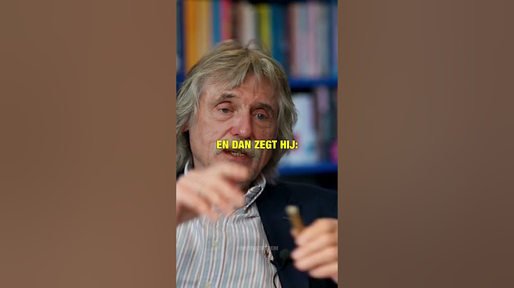 Johan Derksen over het overlijden van zijn vrouw 💔