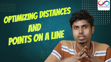 Optimizing distances and points on a line | Raghunath JV | cheenta.com