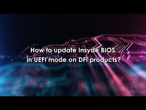 How to update Insyde BIOS in UEFI mode on DFI products