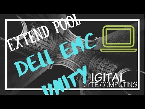 How to EXTEND A STORAGE POOL on a DELL EMC UNITY SAN