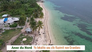 Anse du Nord, a locality on Kayimit Island 🏝 The living conditions of the people are very difficult