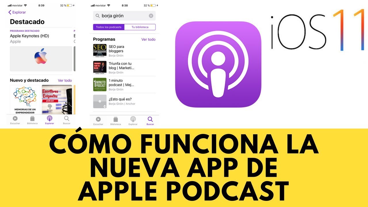 Cómo funciona la nueva app Apple Podcast - YouTube