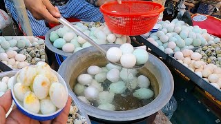 Popular Boiled Egg Delicious Siddo Dim -Tasty Pani Puri ! Extreme Eggs peel Skills ! Bd Street Food