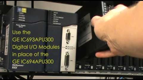 How to replace a GE IC694APU300 with a GE IC693APU300