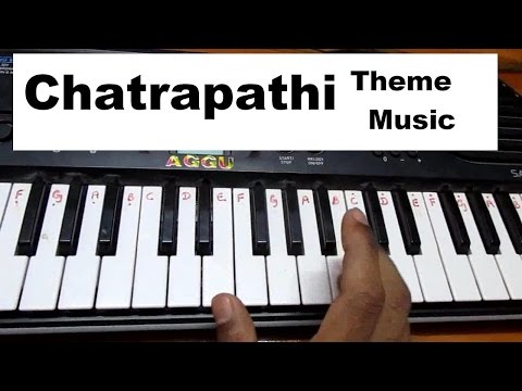 Learn (How) to play Agni skalana - Chatrapathi full song music on keyboard or piano HD