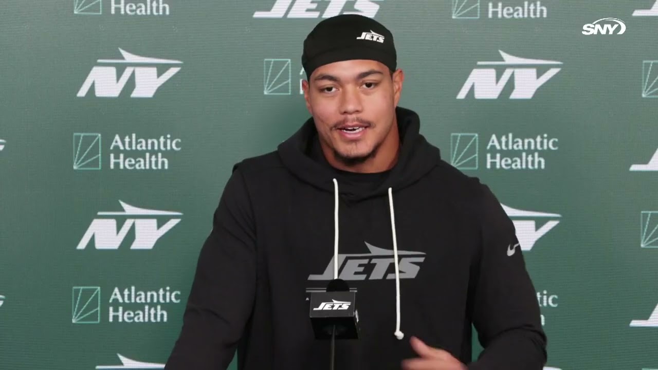 Olu Fashanu, Dane Belton, and Harrison Phillips on what went wrong for Jets vs Packers