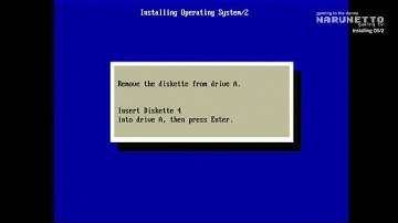 Installing OS/2 Warp Version 3.0 on a real 486DX2 66 MHz