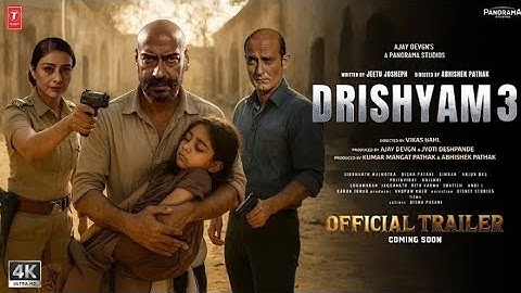 Drishyam 3 - Official Trailer | Ajay Devgn | Tabu, Akshaye Khanna, Shriya Saran | Abhishek Pathak 