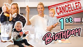 we had to cancel Fox's birthday party...but I made a healthy birthday cake! [VLOG]