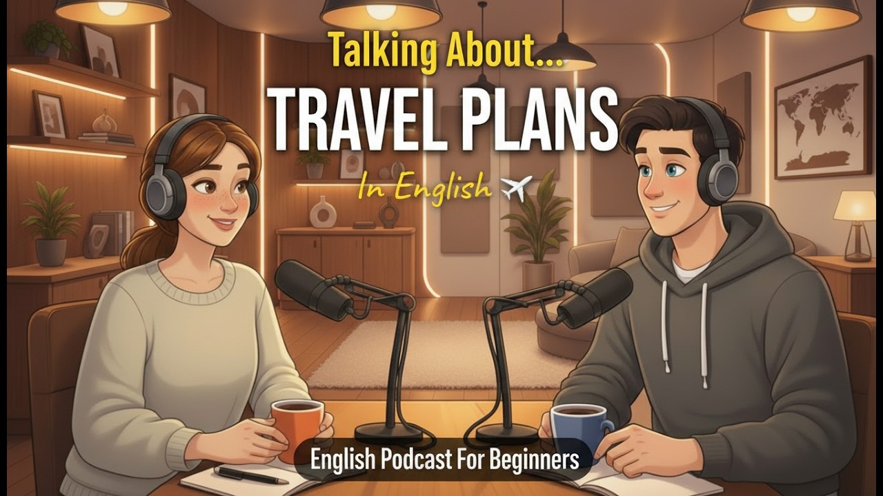 English Conversation Story | Travel Planning with Luke & Mia (Full Series)