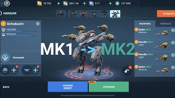 It took only 53M Silver to upgrade a T4 robot to MK2 | War Robots Silver Rush Event