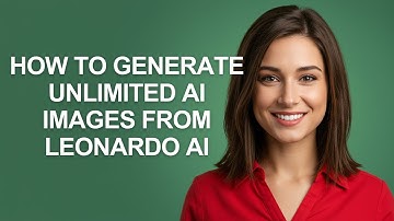 How to Generate Unlimited Ai Images From Leonardo Ai - AshleyHowTo
