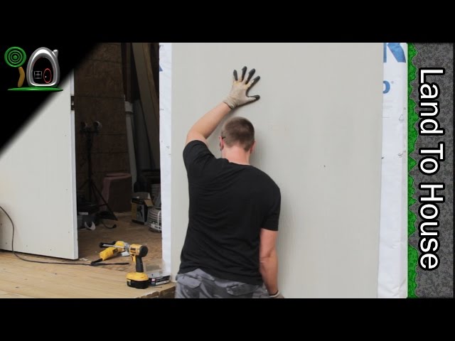 Exterior Hardie Board Siding - Build a Workshop #33 class=