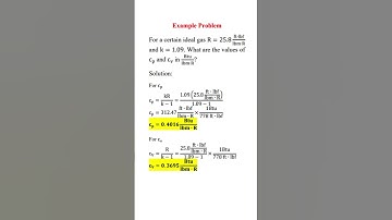 Cheat Sheet - Relationship among c_p, c_v, k, and R #thermodynamics #physics