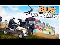 Is This The CRAZIEST Game Mode In Wreckfest? 1 BUS vs 23 Mower DEMO DERBY!