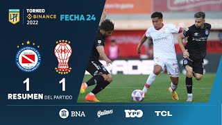  Fecha 24 false resumen de Argentinos - Huracán
