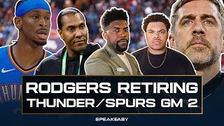 Acho, T.J. & Carebear React To Thunder’s Win Vs Spurs, Rodgers’ Last Season, Caitlin Clark Drama?