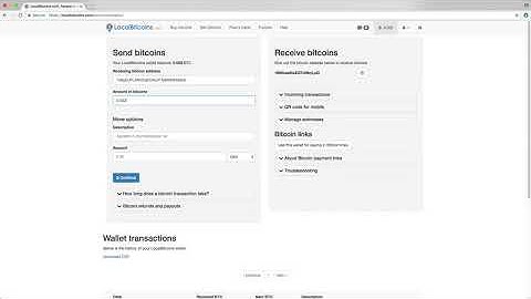 How to  Send Bitcoin from your LocalBitcoins wallet
