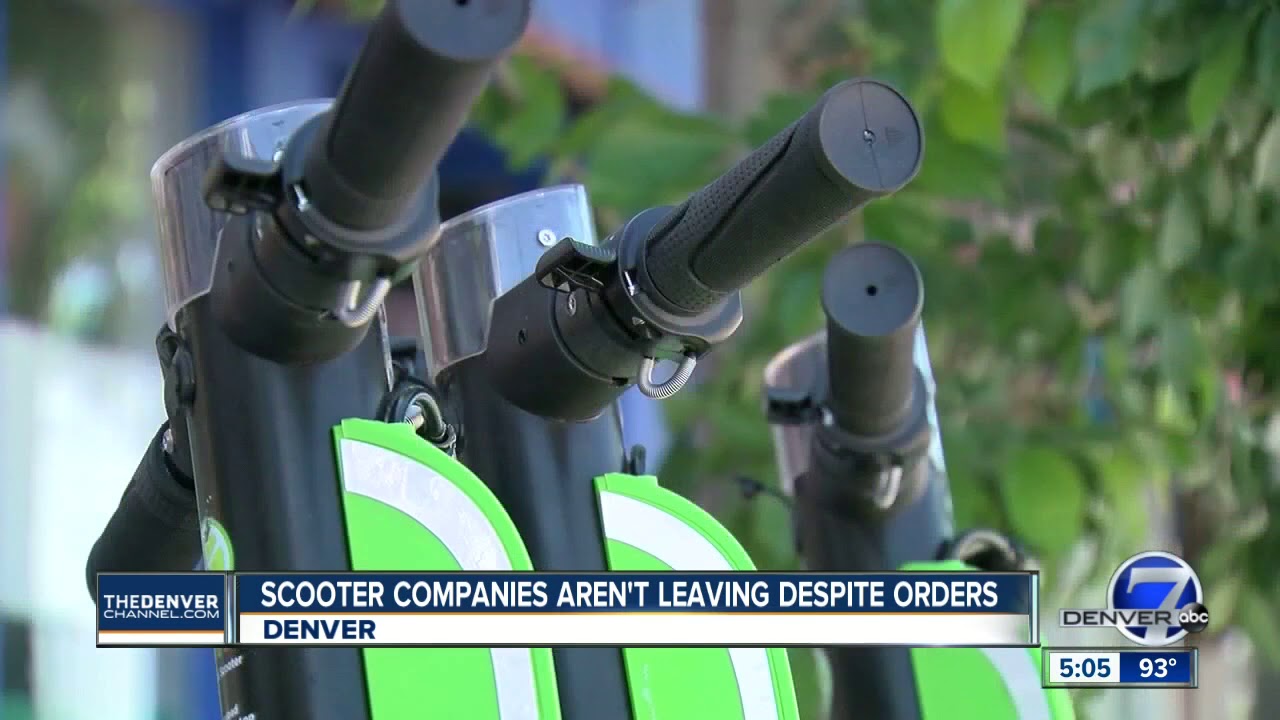 Denver tells LimeBike and Bird to scoot on out but e-scooters are still everywhere