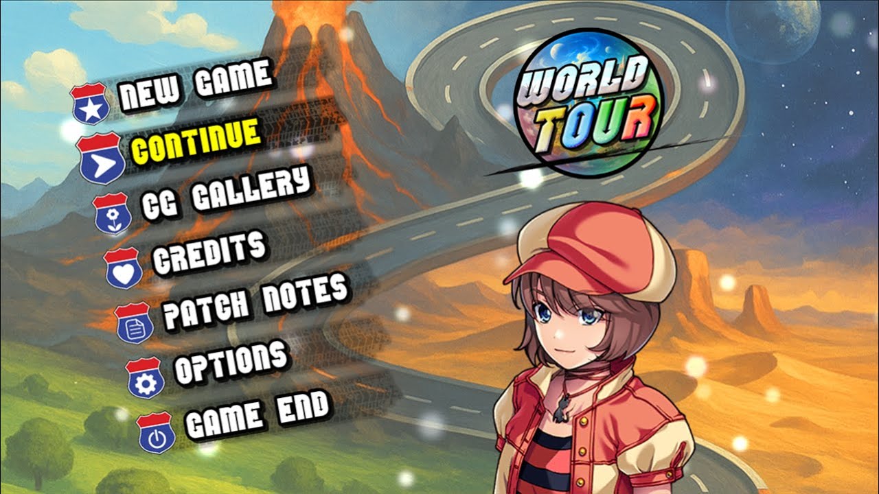 World Tour - Animated Title Screen - RPG Maker MZ - YouTube