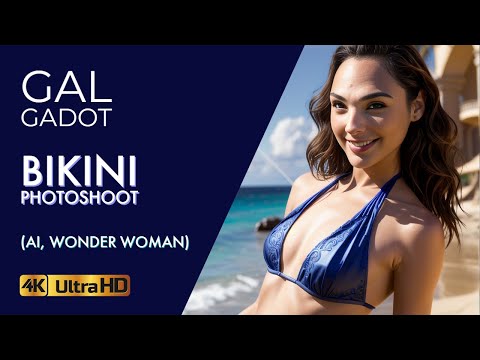 Gal Gadot Bikini Photoshoot (AI Girl, Stable Diffusion)