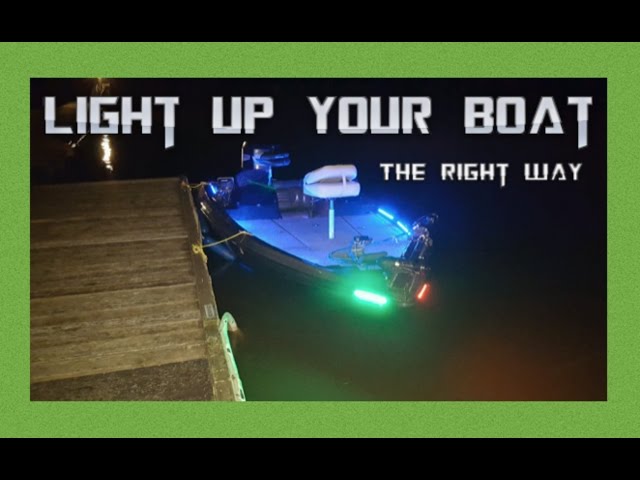 Quality LED light system for your bass boat 