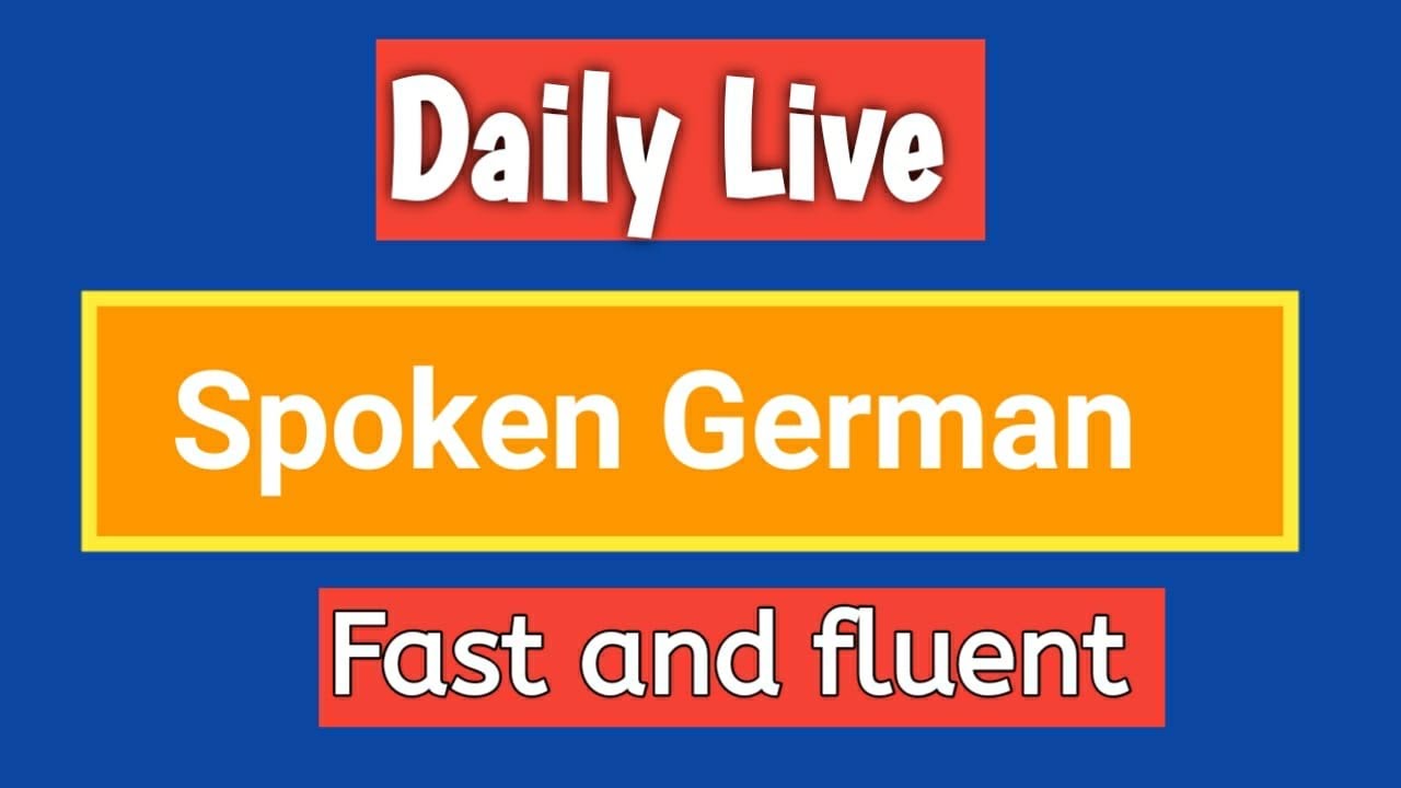 SPOKEN GERMAN SENTENCE FORMATION S TZE BILDEN 3 11 2023 YouTube Spoken german sentence formation s tze bilden 3 11 2023 youtube