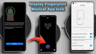 Display Fingerprint Mazical Animation App Lock 🔐 All Android Smartphones 2024 🔥 New Update 😱 screenshot 1