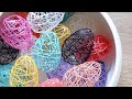 Uskrsnja Dekoracija / Uskrsnja Jaja Od Konca / Napravi sam / Easter / Yarn Easter Eggs