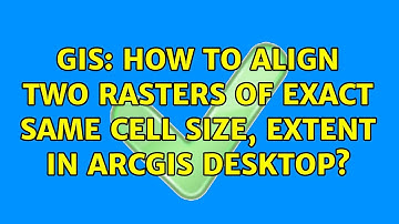 GIS: How to align two rasters of exact same cell size, extent in ArcGIS DEsktop? (2 Solutions!!)