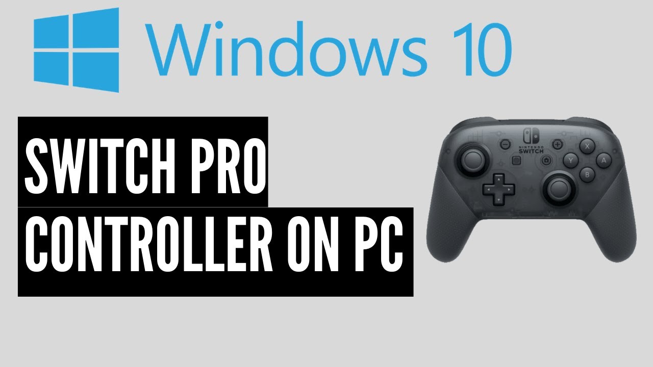 voksen Ny ankomst Arbejdsløs How to use Nintendo Switch Pro Controller on PC - New Update - YouTube