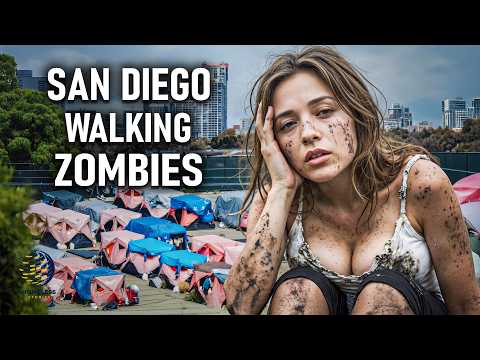 San Diego Homeless Crisis 2026: Tent Crackdowns and Walking Zombies Shock the City | Documentary