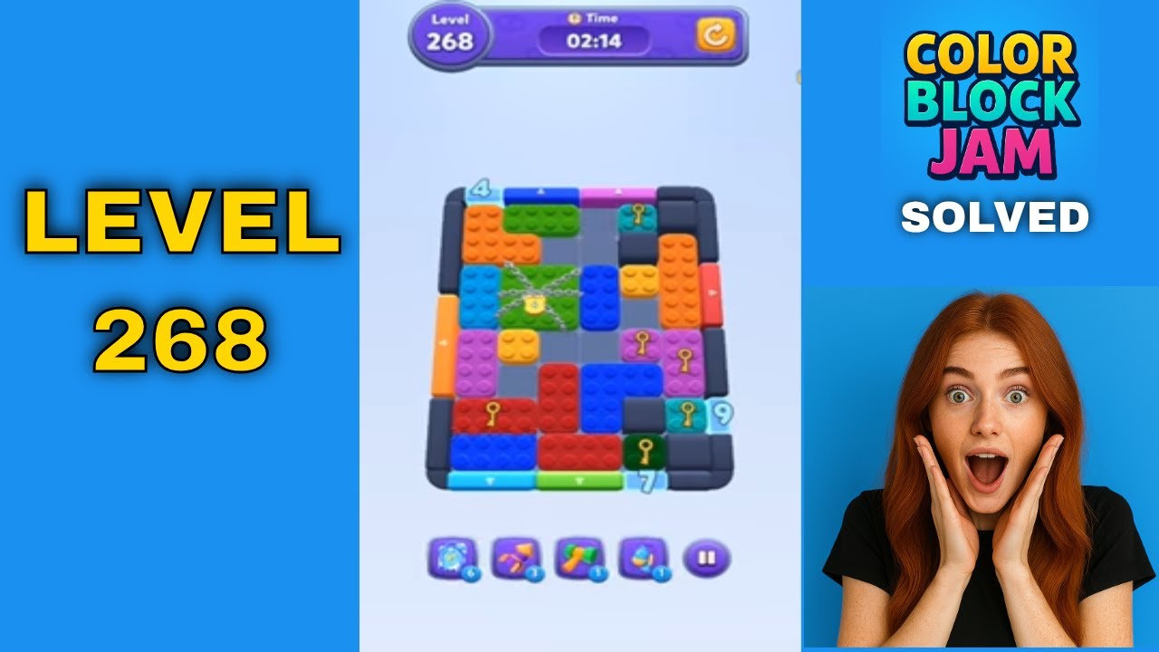 Color Block Jam Level 268 – Walkthrough
