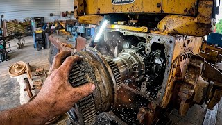 John Deere 450G Restoration – Transmission Installed & Blade Trouble