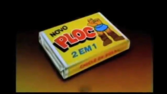 2 Comerciais Chicletes Ploc GIGANTE 1986 