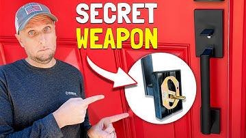 This Genius Feature Makes Installing A Door Handle Stress Free!  Kwikset Install